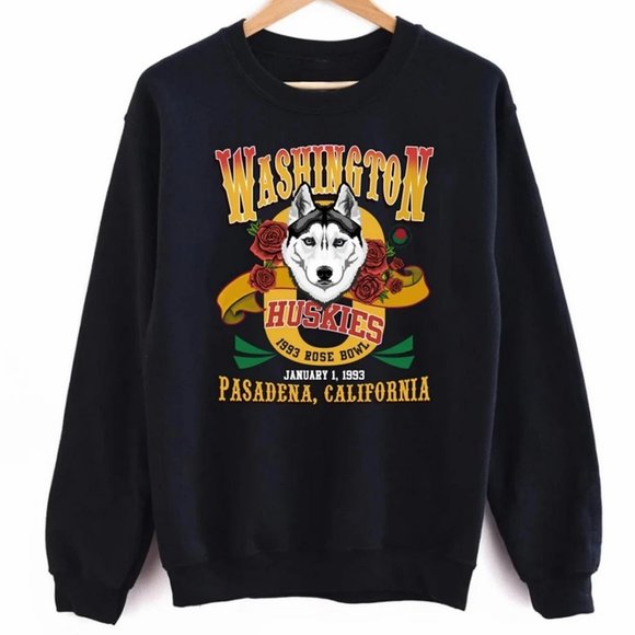 Shirts Vintage 1993 University Of Washington Huskies Rose Bowl